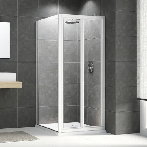 Porta doccia a soffietto libro tris lux acrilico cm 66-72