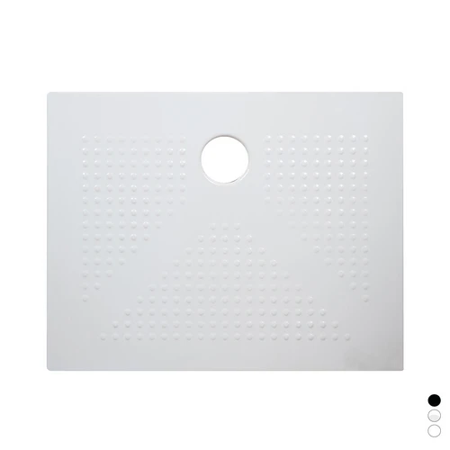 Piatto doccia h3.6 rettangolare in ceramica nero opaco cm 70 x 90 h3 6