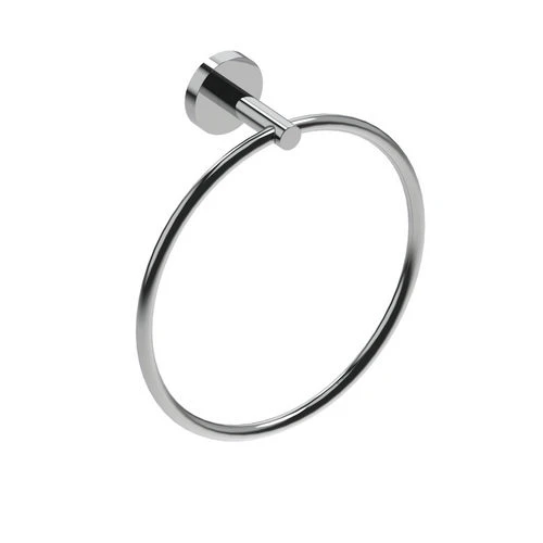 Porta asciugamani ad anello mod. class cromo cm 21 x h.23 x 7
