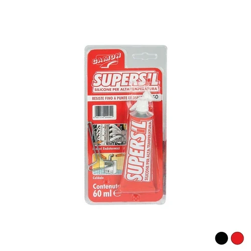 Sigillante siliconico supersil alta temperatura 60 ml rosso