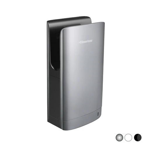 Asciugamani elettrico mod. zefiro silver mm 556x296x175