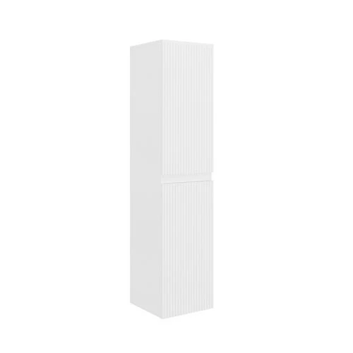 Colonna sospesa mod. trio cannettato h. 130 cm grigio antico