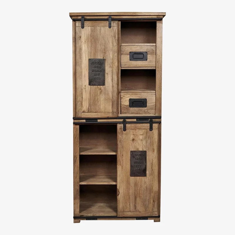 Armario gabinete vintage madera de mango Moly