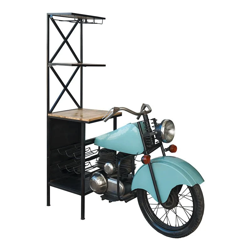 Estanteria botellero moto vintage Indian