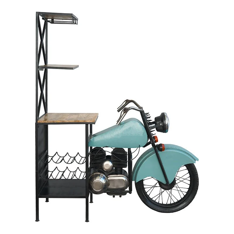 Estanteria botellero moto vintage Indian
