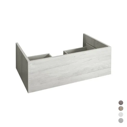 Base 1 cassetto con vano sifone mod. unika cm 80x45 5xh.25 olmo naturale