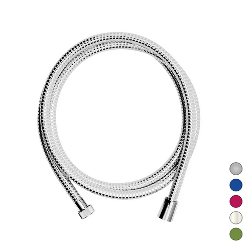 Flessibile doccia antitorsione in pvc blu cm 150