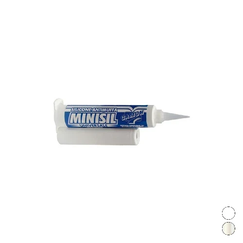 Silicone acetico minisil spingitore trasparente