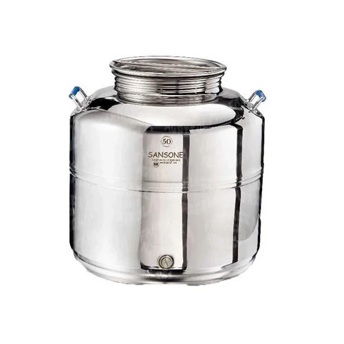 Contenitore acciaio inox per uso alimenti sansone lt. 10