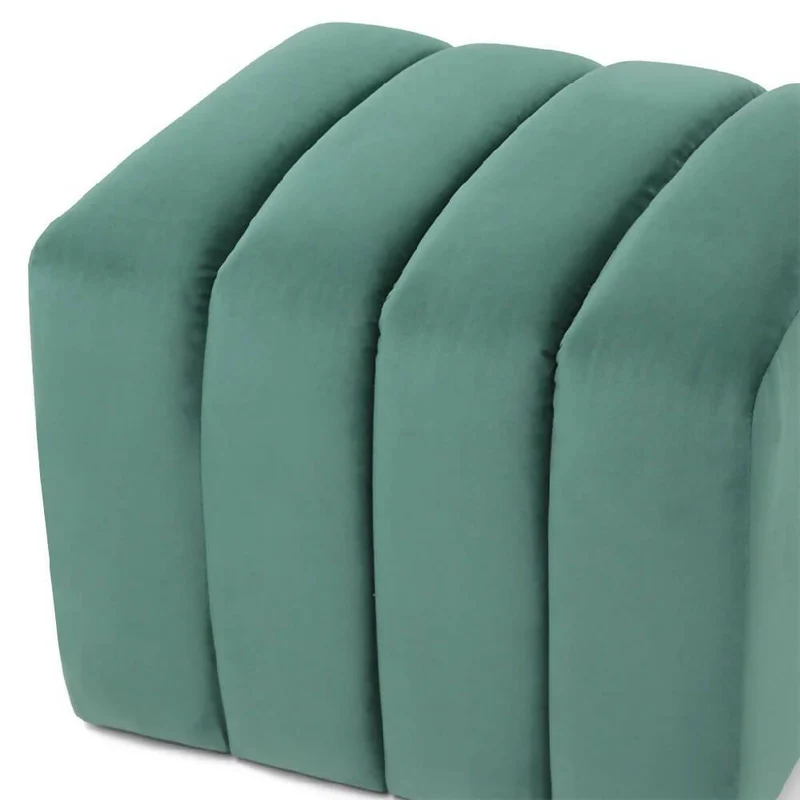 Puff Auxiliar Boston 55x55 - Esmeralda