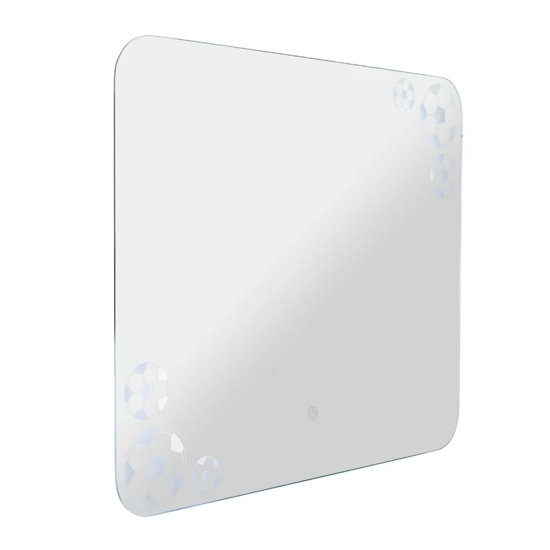 Espejo Rectangular Tory, con Bordes Redondeados LED + Touch