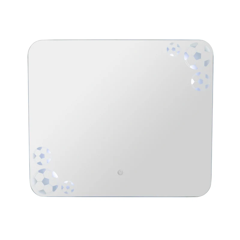 Espejo Rectangular Tory, con Bordes Redondeados LED + Touch