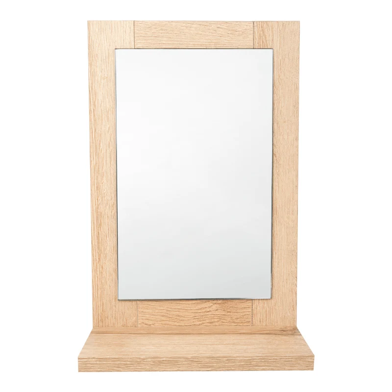 Espejo Rectangular Shaver, Gris, Diseño Moderno