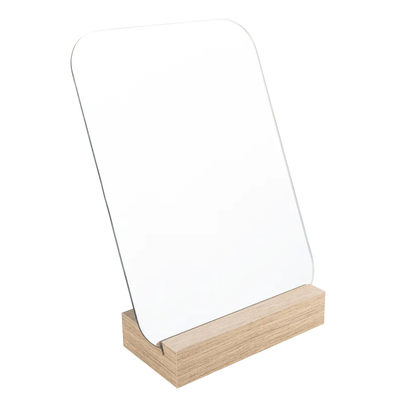 Espejo Tocador Bass, Beige, Diseño Moderno