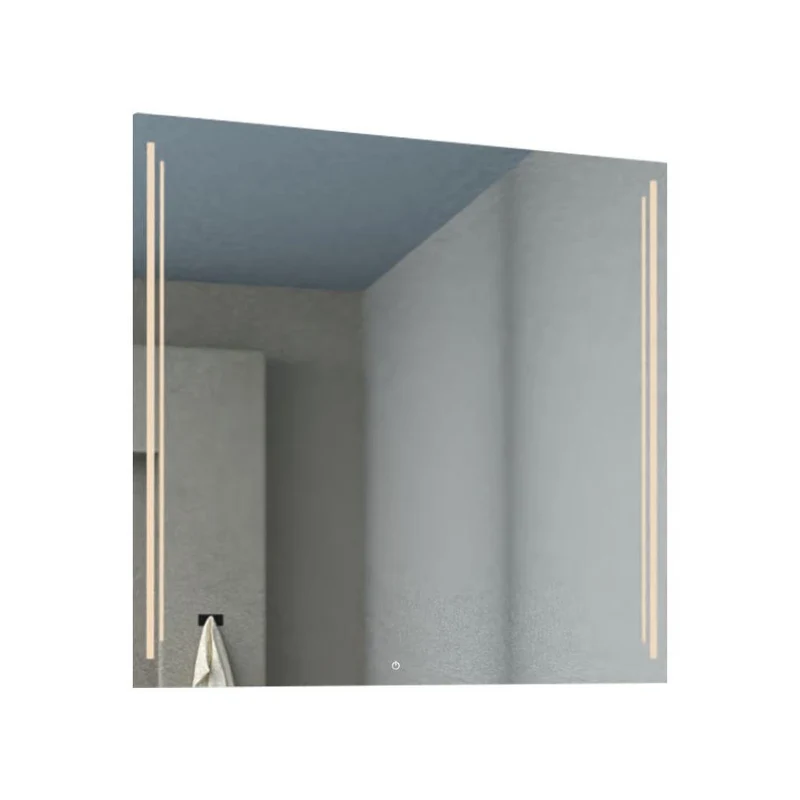 Espejo Toronto LED+Touch, Rectangular con Diseño en Sandblasting
