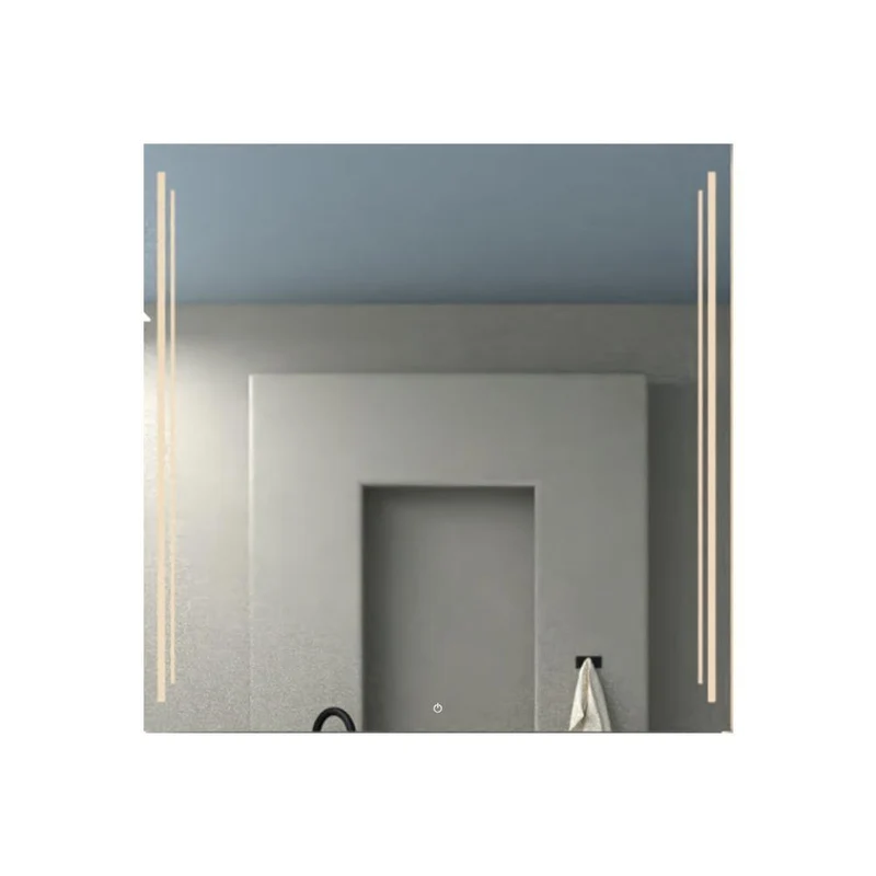 Espejo Toronto LED+Touch, Rectangular con Diseño en Sandblasting