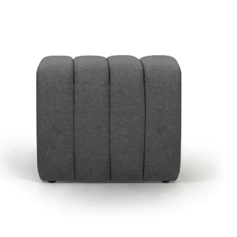 Puff Auxiliar Boston 55x55 - Gris Oscuro
