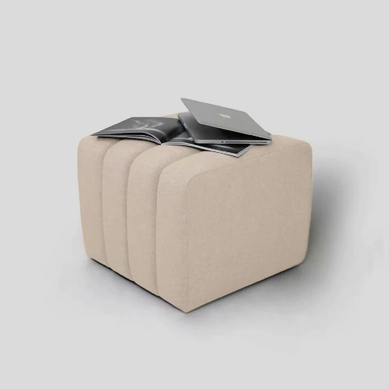 Puff Auxiliar Boston 55x55 - Beige