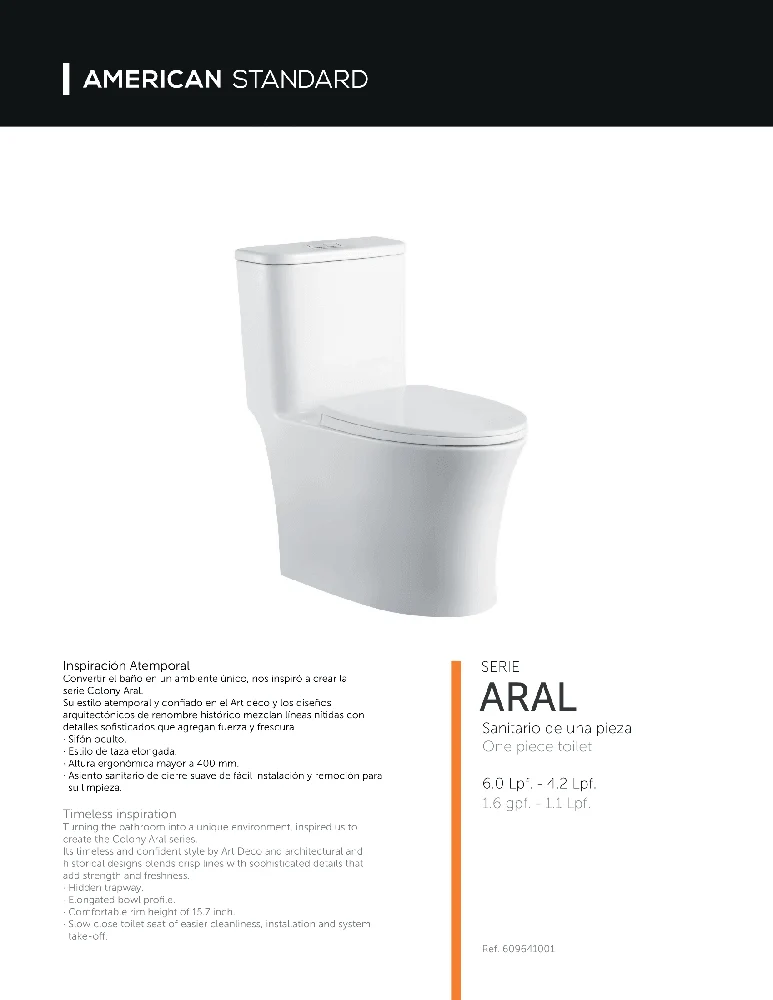 Sanitario Corona Aral