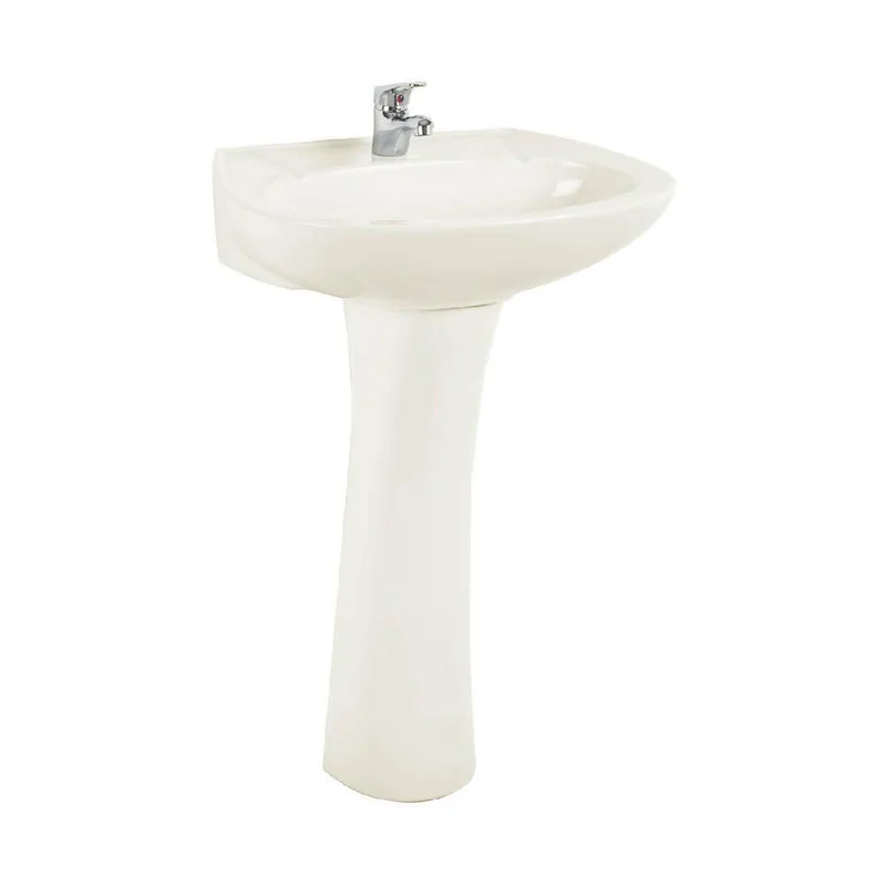 Lavamanos Corona Máximo con Pedestal Beige