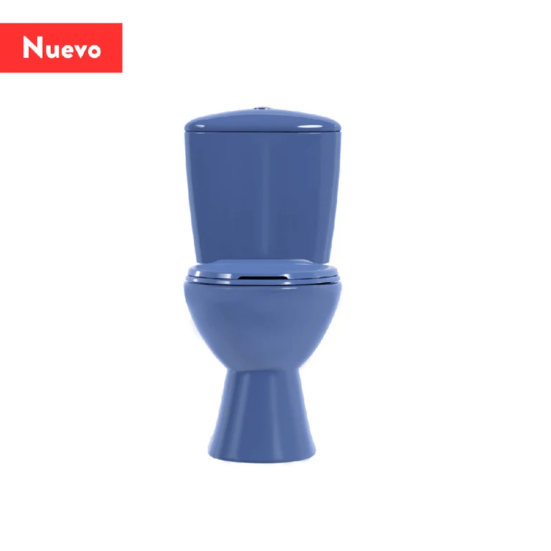 Sanitario Corona Manantial Pro Redondo Azul