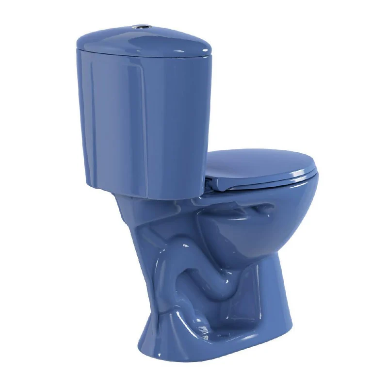 Sanitario Corona Manantial Pro Redondo Azul