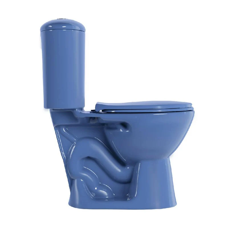 Sanitario Corona Manantial Pro Redondo Azul