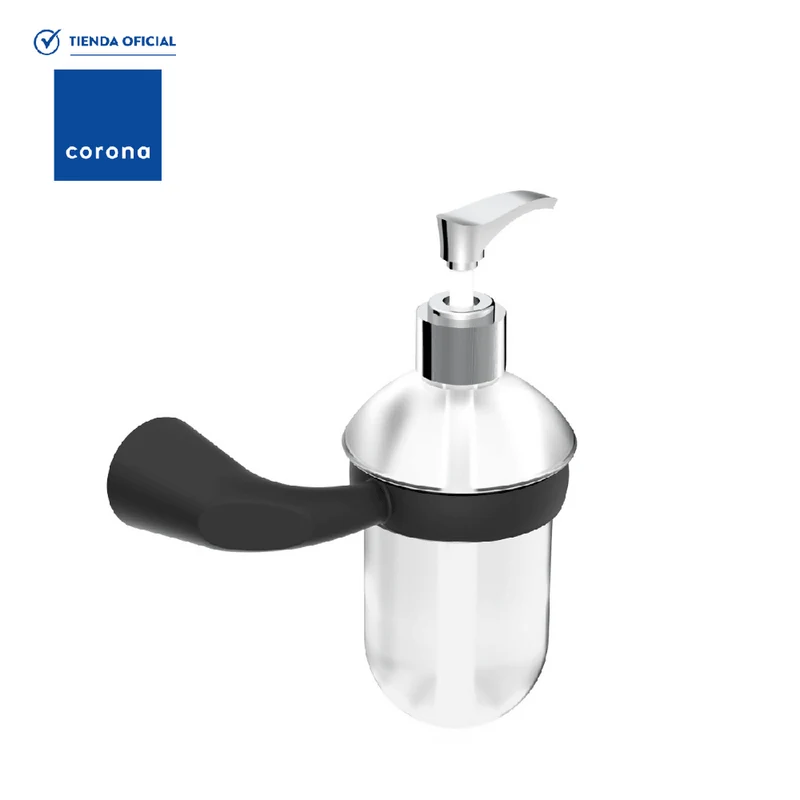 Dispensador de Jabón Corona Koral Mate Black