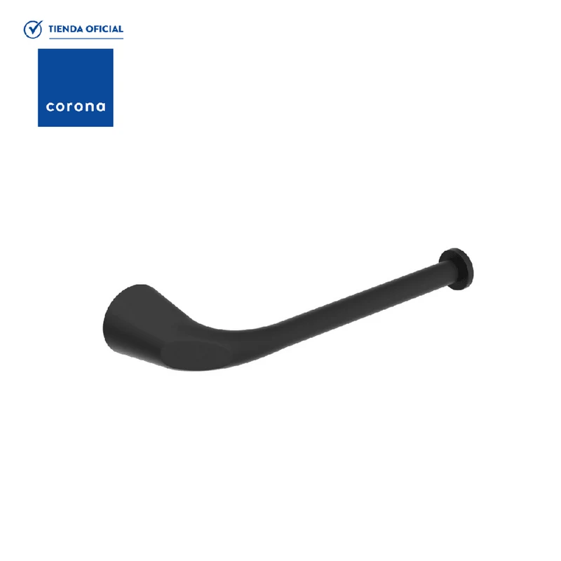 Porta Rollo Corona Koral Mate Black