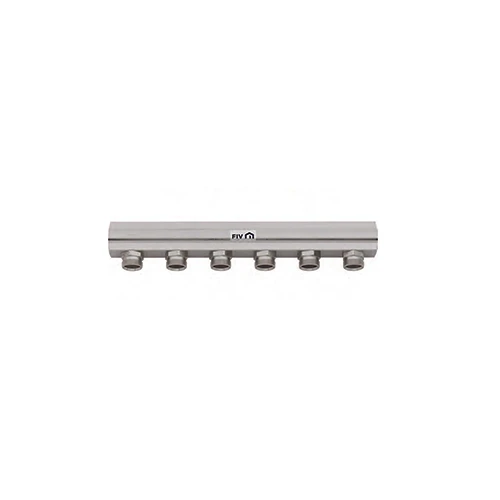 Collettore di distribuzione 1 derivazione 24x19 int. 50 1 x 3 vie l. 164 mm