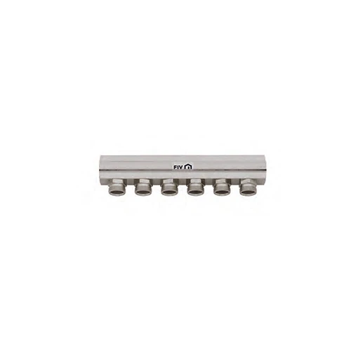 Collettore di distribuzione 3/4 derivazioni 24x19 int. 36 3/4 x 7 vie l. 265 mm