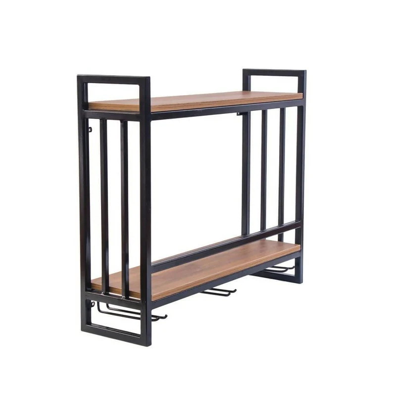 Repisa Bar Pared con Porta Copas Akima