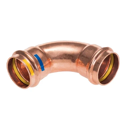 Curva a 90 ff a pressare per acqua gas b one diam. 28