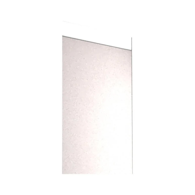 Espejo Rectangular Garda, Gris, con Luz LED y Botón Touch