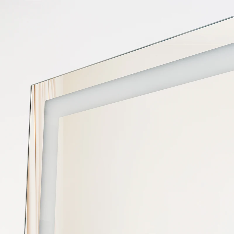 Espejo Rectangular Torino, Girs, con Diseño en Sandblasting