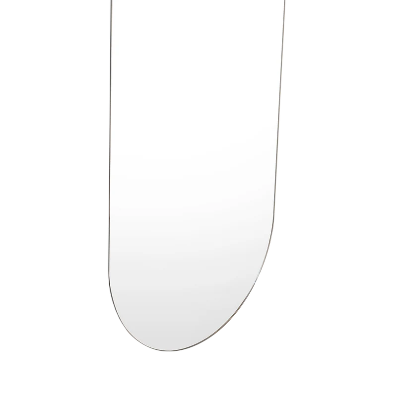 Espejo Curvo Lucera, Gris, Diseño Moderno