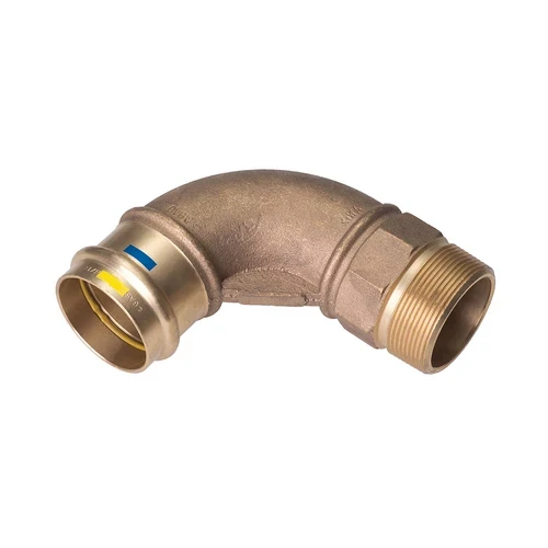 Curva a 90 f/filetto m a pressare acqua/gas b one diam. 15 x 1/2