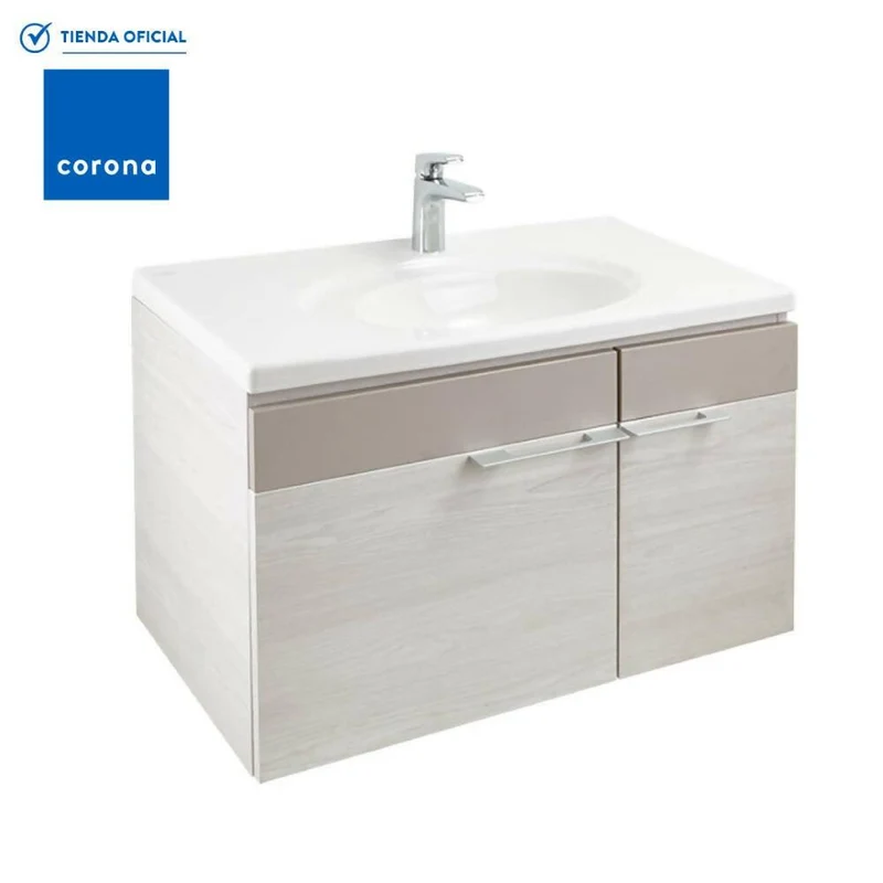 Mueble Corona Elipse Plus 80 cm con Lavamanos