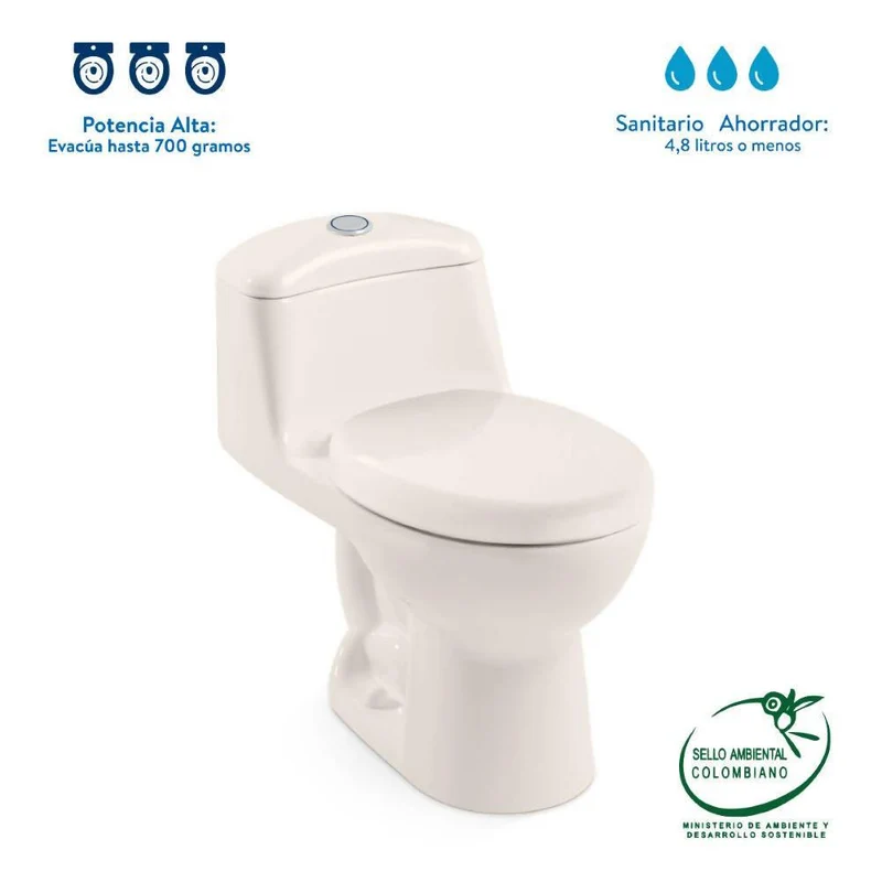Sanitario Corona Smart Redondo Beige