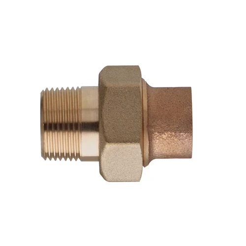 Bocchettone bronzo 3 pezzi m. a saldare 1/2 x 16