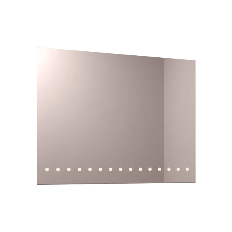 Espejo Rectangular Osiris, Gris, con Luz LED