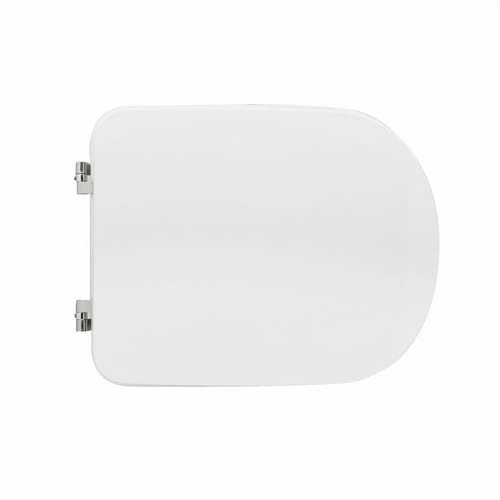 Sedile wc per dolomite vaso gemma due forma 7 bianco cerniere c espansion