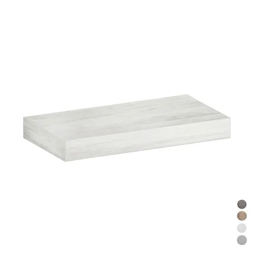 Mensola per lavabo mod. unika h 10 cm 120x46xh.10 olmo naturale