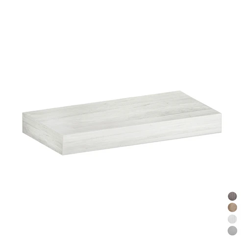Mensola per lavabo mod. unika h 10 cm 100x46xh.10 olmo naturale