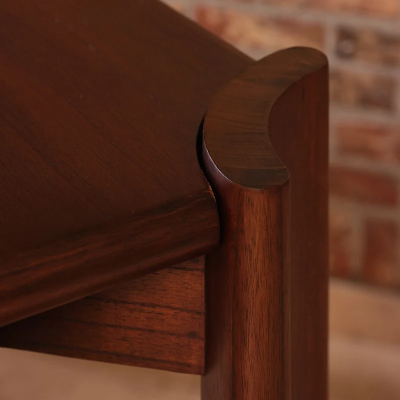 Consola de madera de mindi de 165 cm