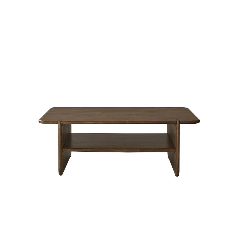 Mesa de centro de madera maciza de mango, 120 cm