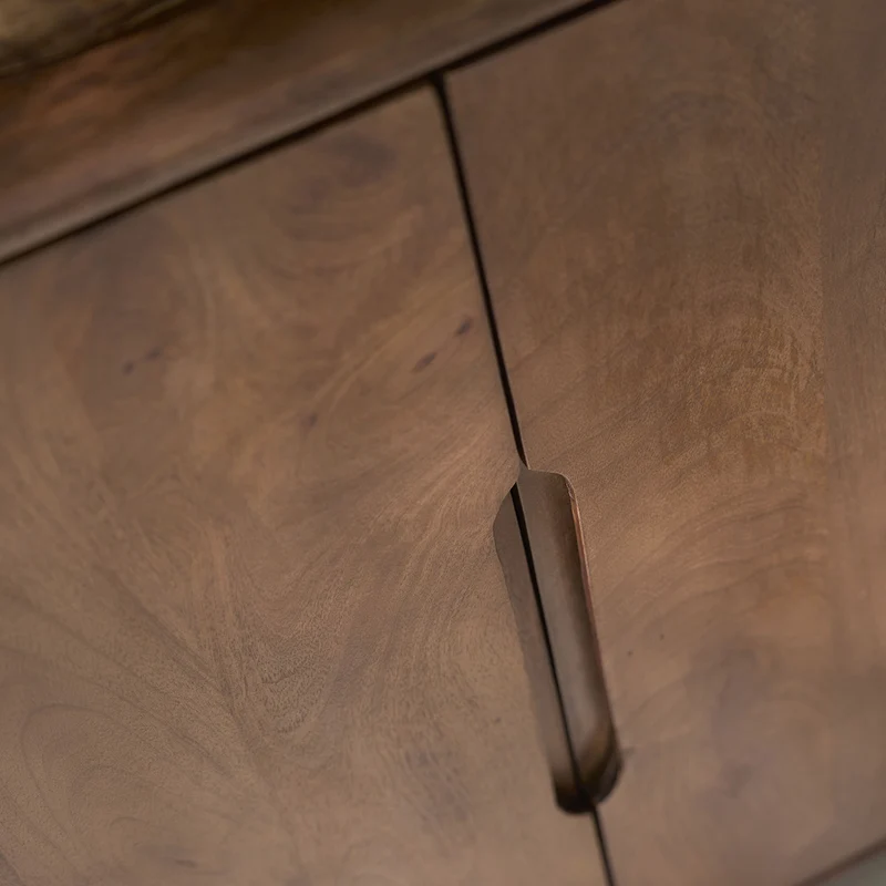 Aparador de madera maciza de mango de 160 cm