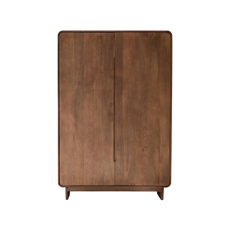 Armario de madera maciza de mango de 120 cm