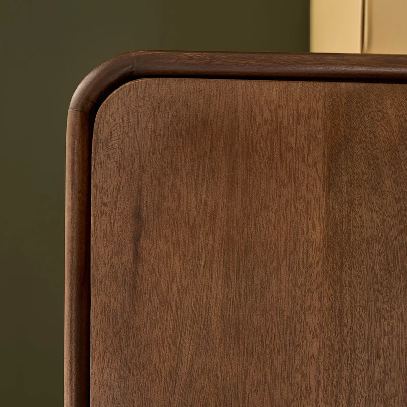Armario de madera maciza de mango de 120 cm