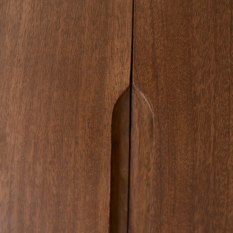 Armario de madera maciza de mango de 120 cm